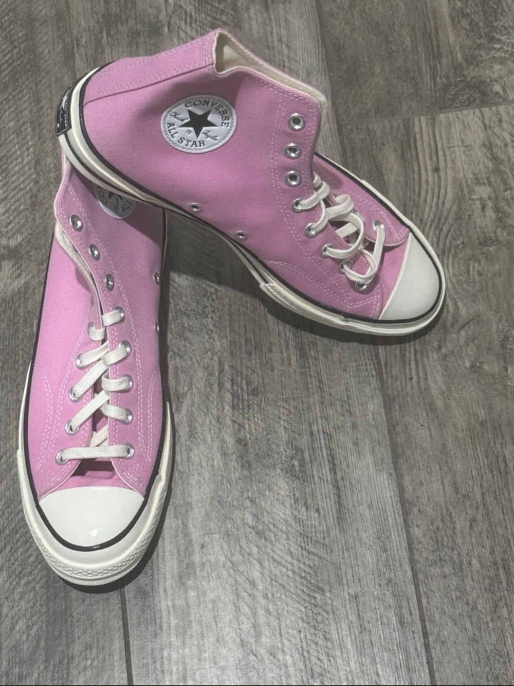 Converse Pink High Top Canvas Sneakers